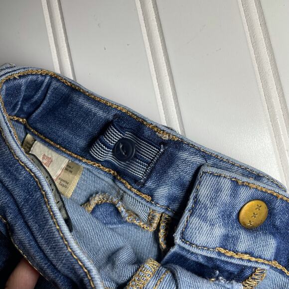 Scotch & Soda Girls Blue Straight Leg Stretchable Jeans Size 8 - Picture 3 of 9